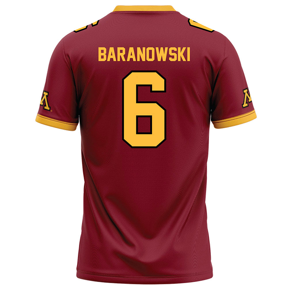 Minnesota - NCAA Football : Maverick Baranowski - Maroon Football Jersey-1