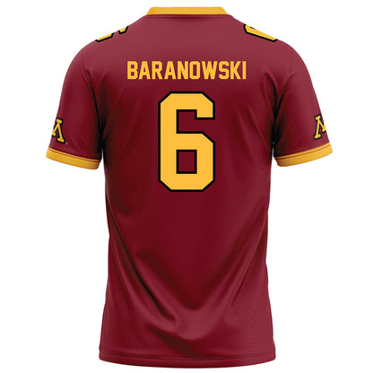 Minnesota - NCAA Football : Maverick Baranowski - Maroon Football Jersey-1
