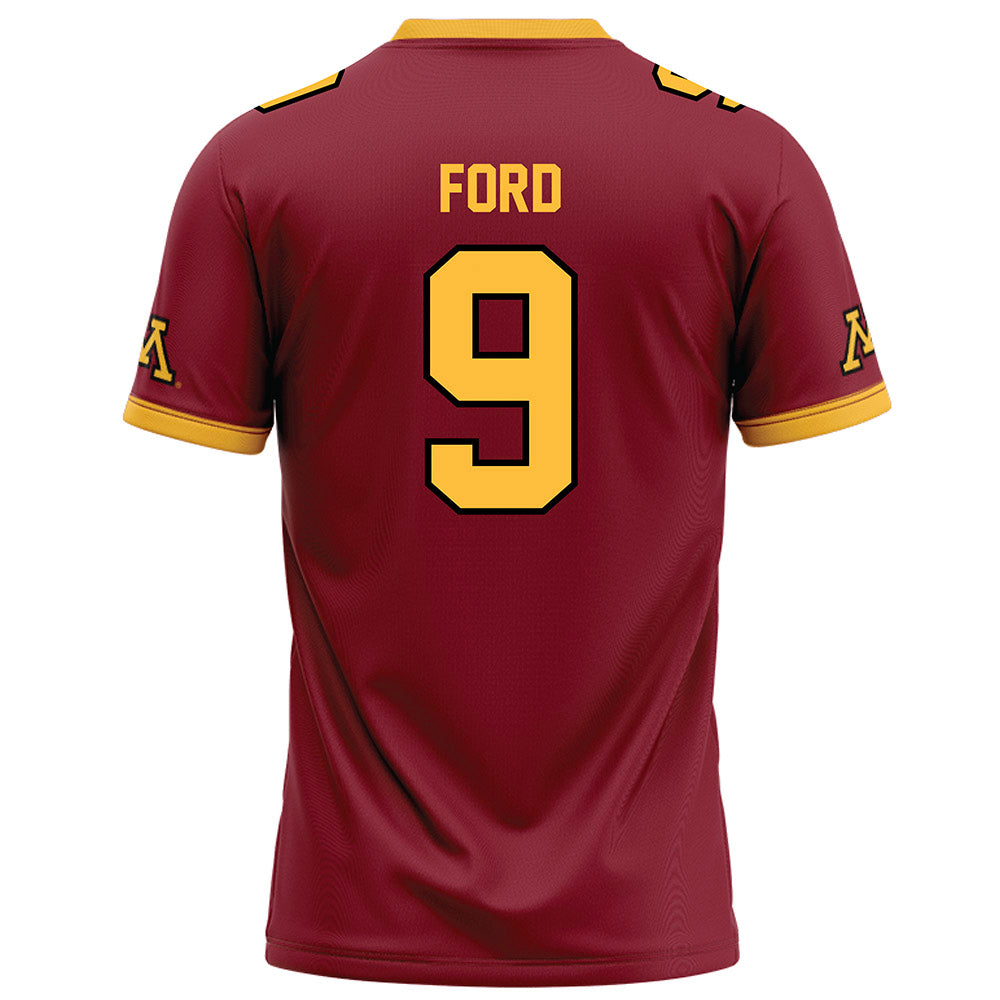 Minnesota - NCAA Football : Xavier Ford - Maroon Football Jersey-1