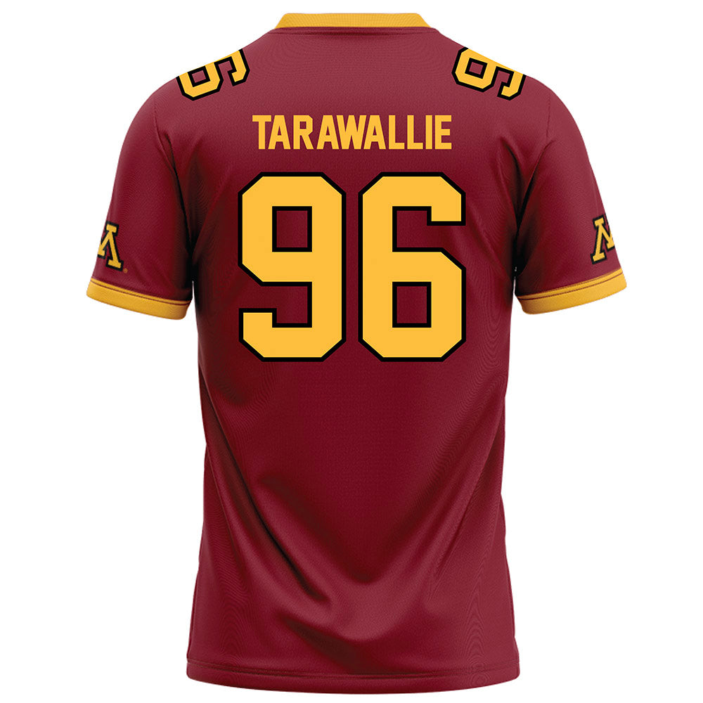 Minnesota - NCAA Football : Abu Tarawallie - Maroon Football Jersey-1