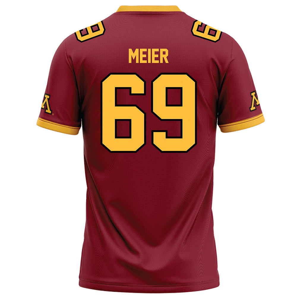 Minnesota - NCAA Football : Gavin Meier - Maroon Football Jersey-1