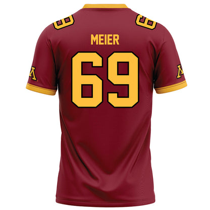 Minnesota - NCAA Football : Gavin Meier - Maroon Football Jersey-1