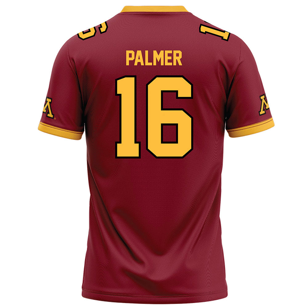 Minnesota - NCAA Football : Brady Palmer - Maroon Football Jersey-1