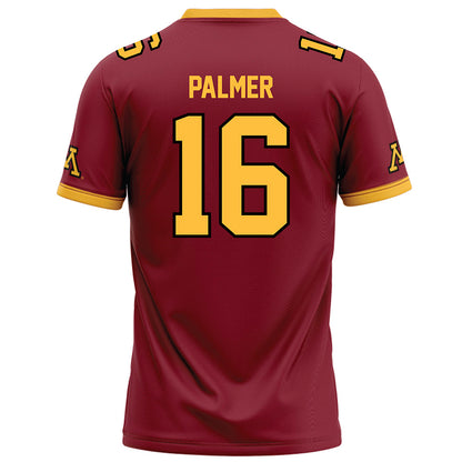 Minnesota - NCAA Football : Brady Palmer - Maroon Football Jersey-1