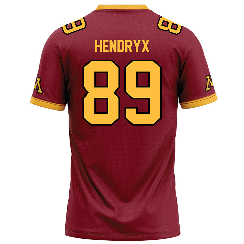 Minnesota - NCAA Football : Quayd Hendryx - Maroon Football Jersey-1