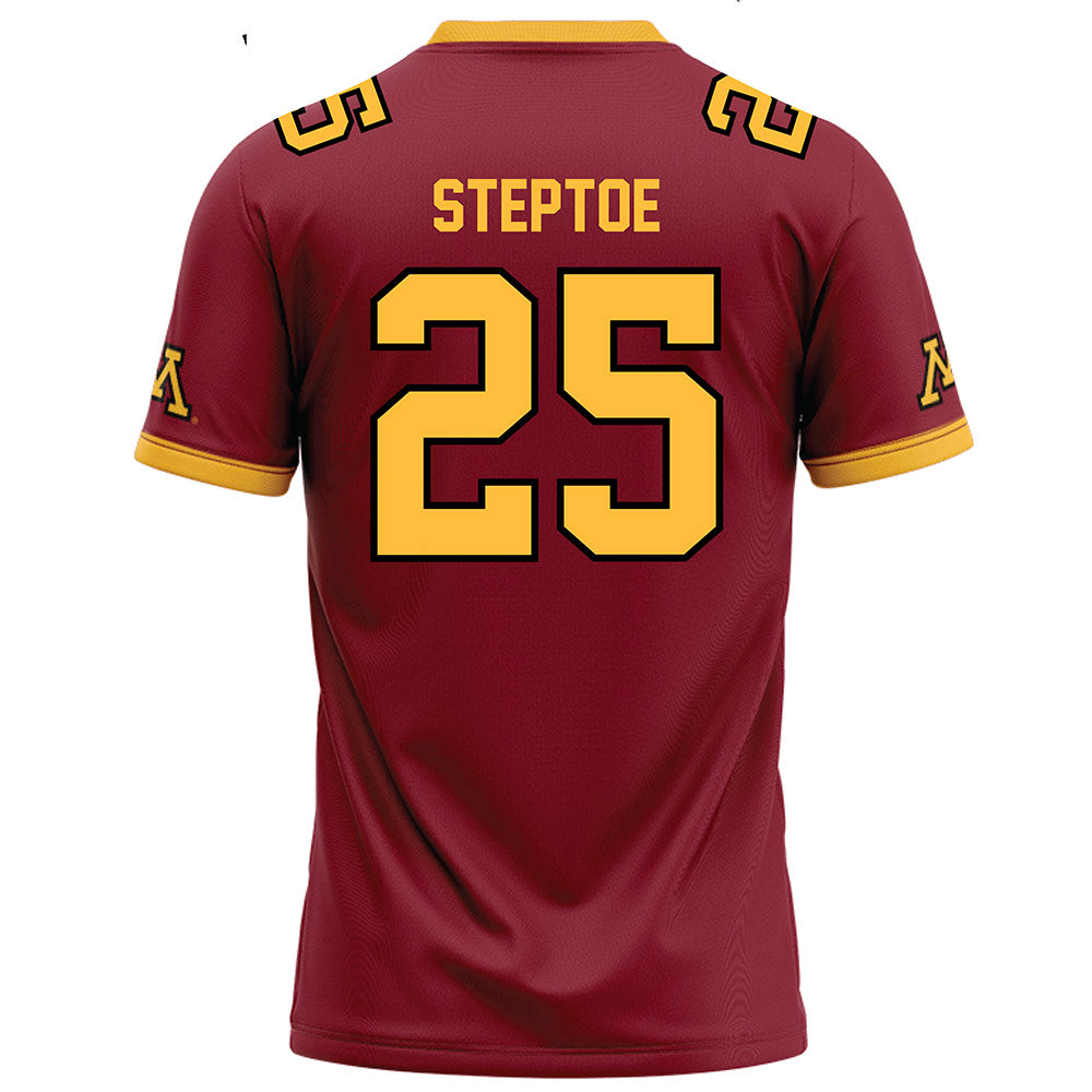 Minnesota - NCAA Football : Zion Steptoe - Maroon Football Jersey-1