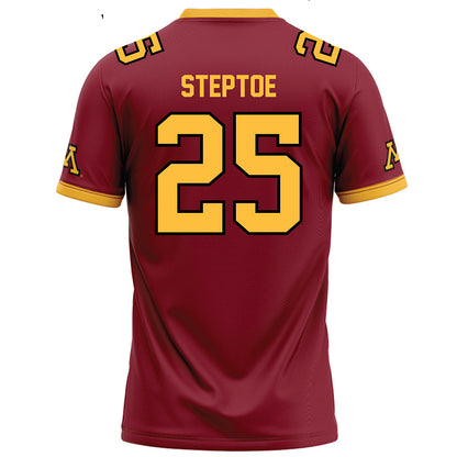Minnesota - NCAA Football : Zion Steptoe - Maroon Football Jersey-1