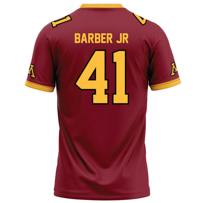Minnesota - NCAA Football : Marion Barber Jr - Maroon Football Jersey-1