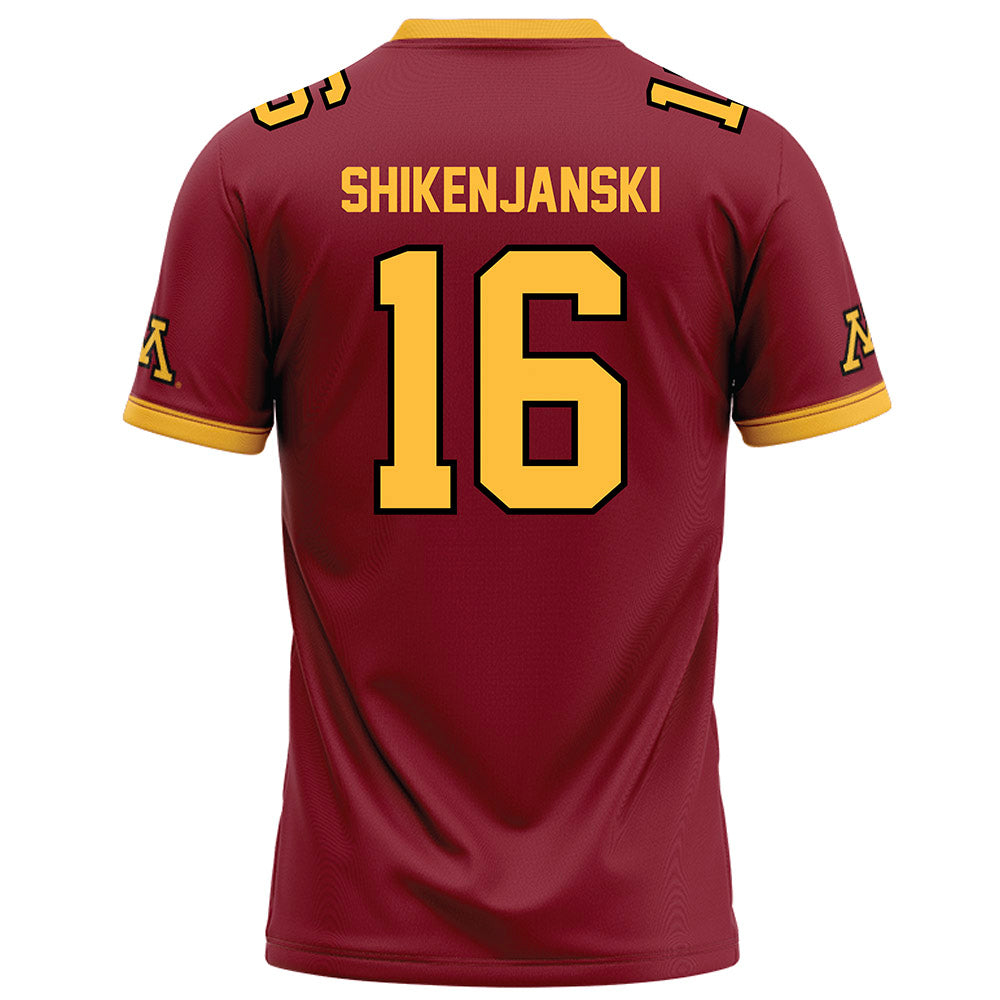 Minnesota - NCAA Football : Max Shikenjanski - Maroon Football Jersey-1