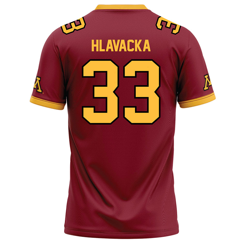 Minnesota - NCAA Football : Rhett Hlavacka - Maroon Football Jersey-1