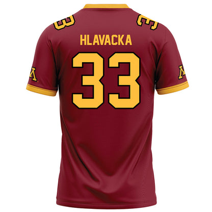 Minnesota - NCAA Football : Rhett Hlavacka - Maroon Football Jersey-1