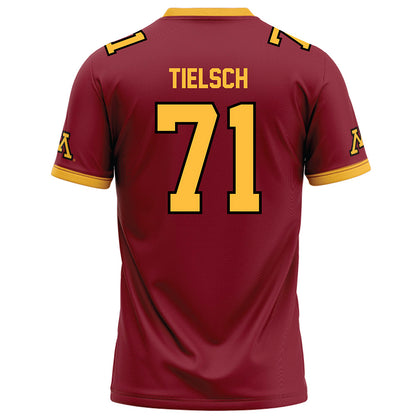 Minnesota - NCAA Football : Lucas Tielsch - Maroon Football Jersey-1