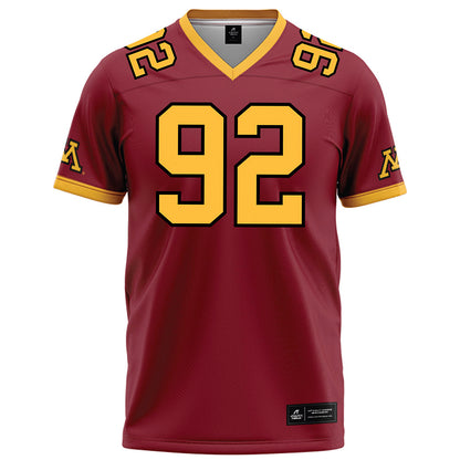 Minnesota - NCAA Football : Beckham Sunderland - Maroon Football Jersey-0
