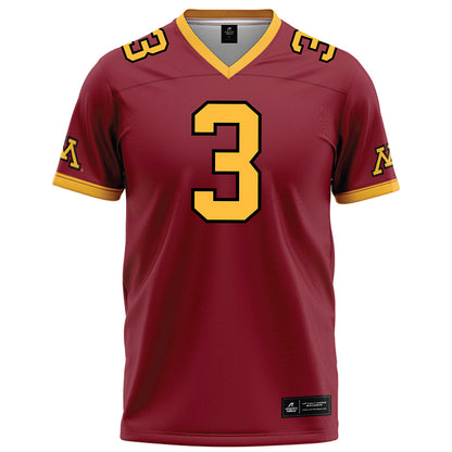 Minnesota - NCAA Football : Perry Thompson - Maroon Football Jersey-0