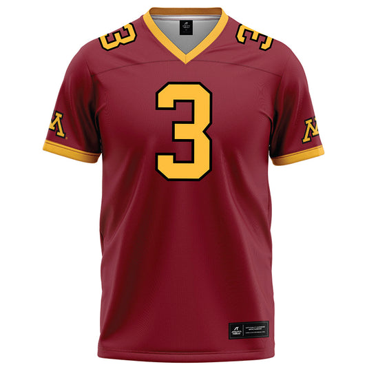 Minnesota - NCAA Football : Perry Thompson - Maroon Football Jersey-0