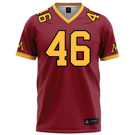 Minnesota - NCAA Football : Mason Carrier - Maroon Football Jersey-0