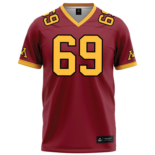 Minnesota - NCAA Football : Gavin Meier - Maroon Football Jersey-0