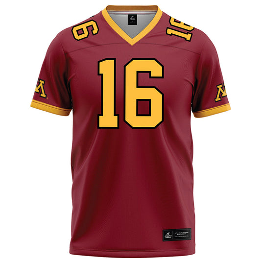 Minnesota - NCAA Football : Brady Palmer - Maroon Football Jersey-0