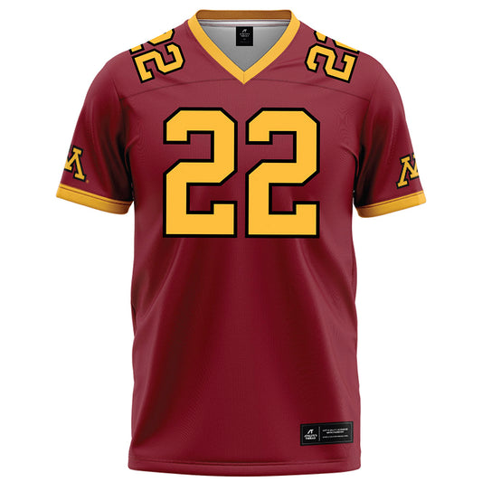 Minnesota - NCAA Football : Mekhai Smith - Maroon Football Jersey-0