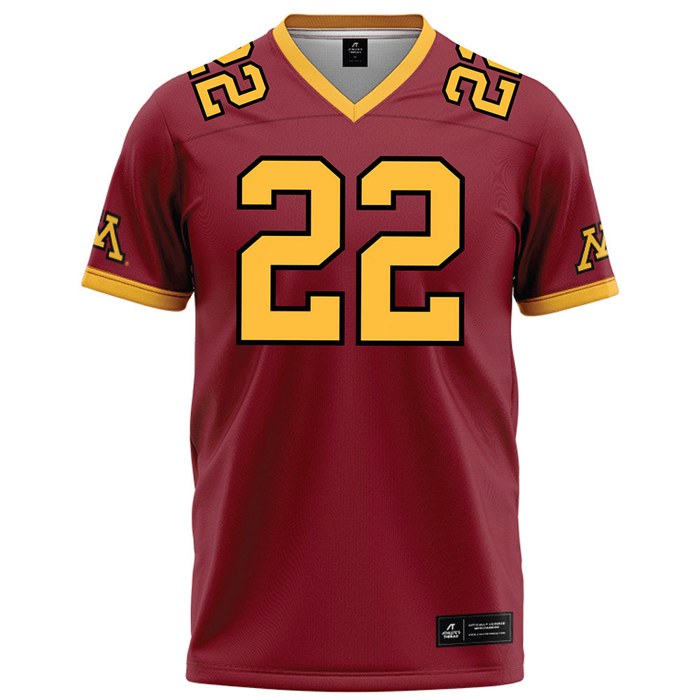 Minnesota - NCAA Football : Jaron Thomas - Maroon Football Jersey-0