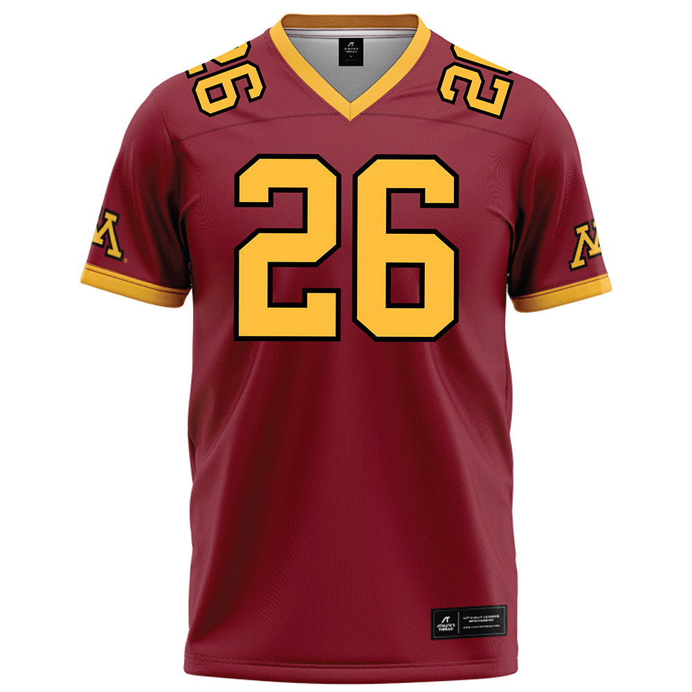 Minnesota - NCAA Football : Elisha West - Maroon Football Jersey-0