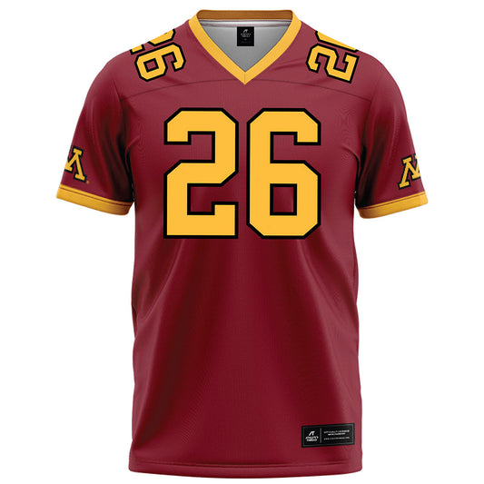 Minnesota - NCAA Football : Elisha West - Maroon Football Jersey-0