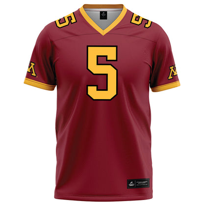 Minnesota - NCAA Football : Aydan West - Maroon Football Jersey-0