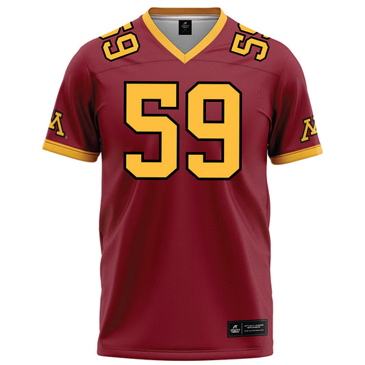 Minnesota - NCAA Football : Tony Nelson - Maroon Football Jersey-0