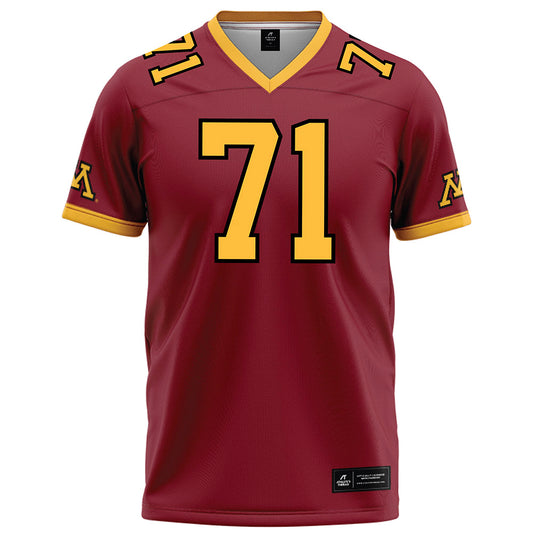 Minnesota - NCAA Football : Lucas Tielsch - Maroon Football Jersey-0