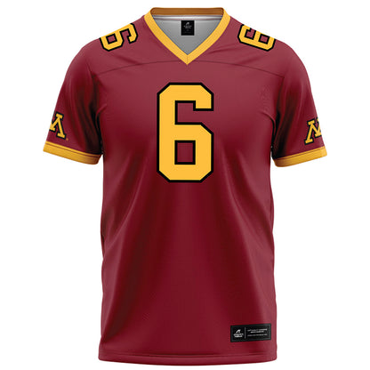 Minnesota - NCAA Football : Maverick Baranowski - Maroon Football Jersey-0