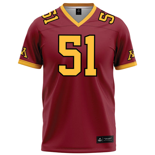 Minnesota - NCAA Football : Daniel Shipp - Maroon Football Jersey-0
