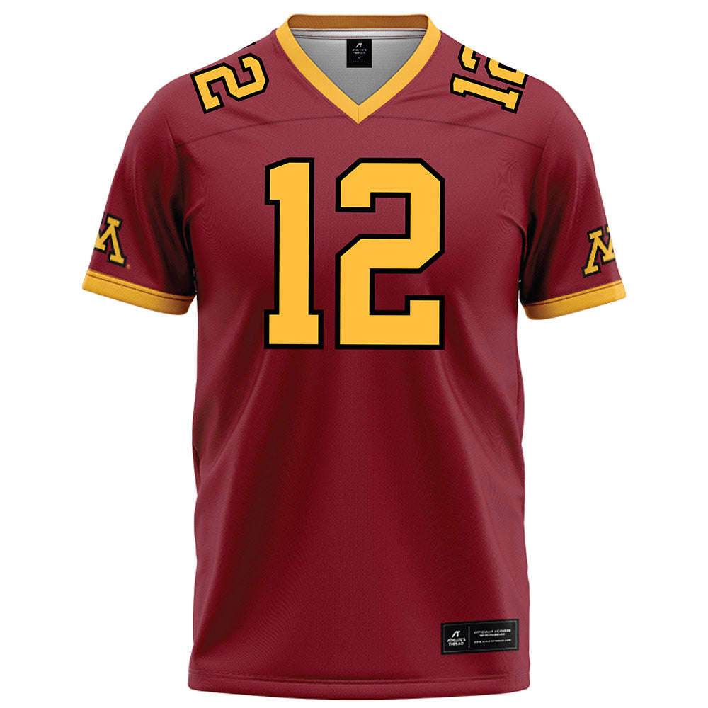 Minnesota - NCAA Football : Michael Merdinger - Maroon Football Jersey-0