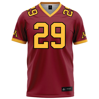 Minnesota - NCAA Football : Andrew Marshall - Maroon Football Jersey-0