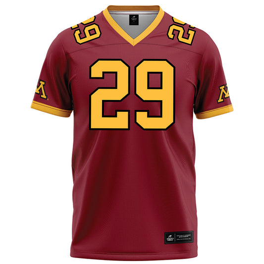 Minnesota - NCAA Football : Andrew Marshall - Maroon Football Jersey-0