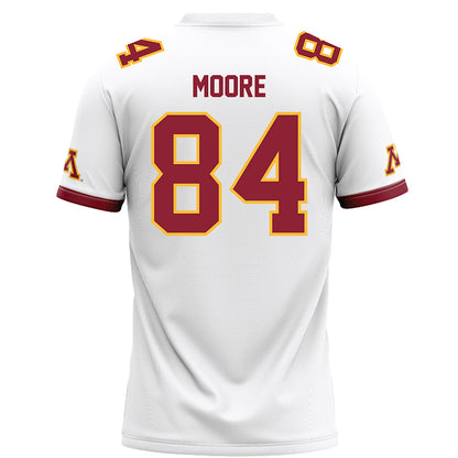 Minnesota - NCAA Football : Hayden Moore - White Football Jersey-1