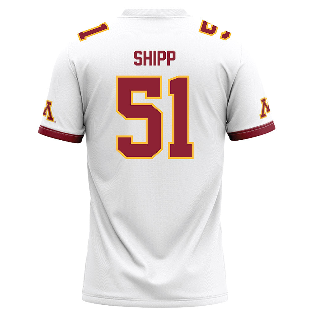 Minnesota - NCAA Football : Daniel Shipp - White Football Jersey-1