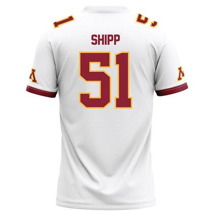 Minnesota - NCAA Football : Daniel Shipp - White Football Jersey-1