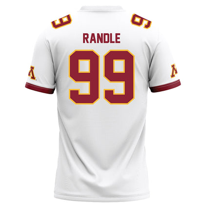 Minnesota - NCAA Football : Theorin Randle - White Football Jersey