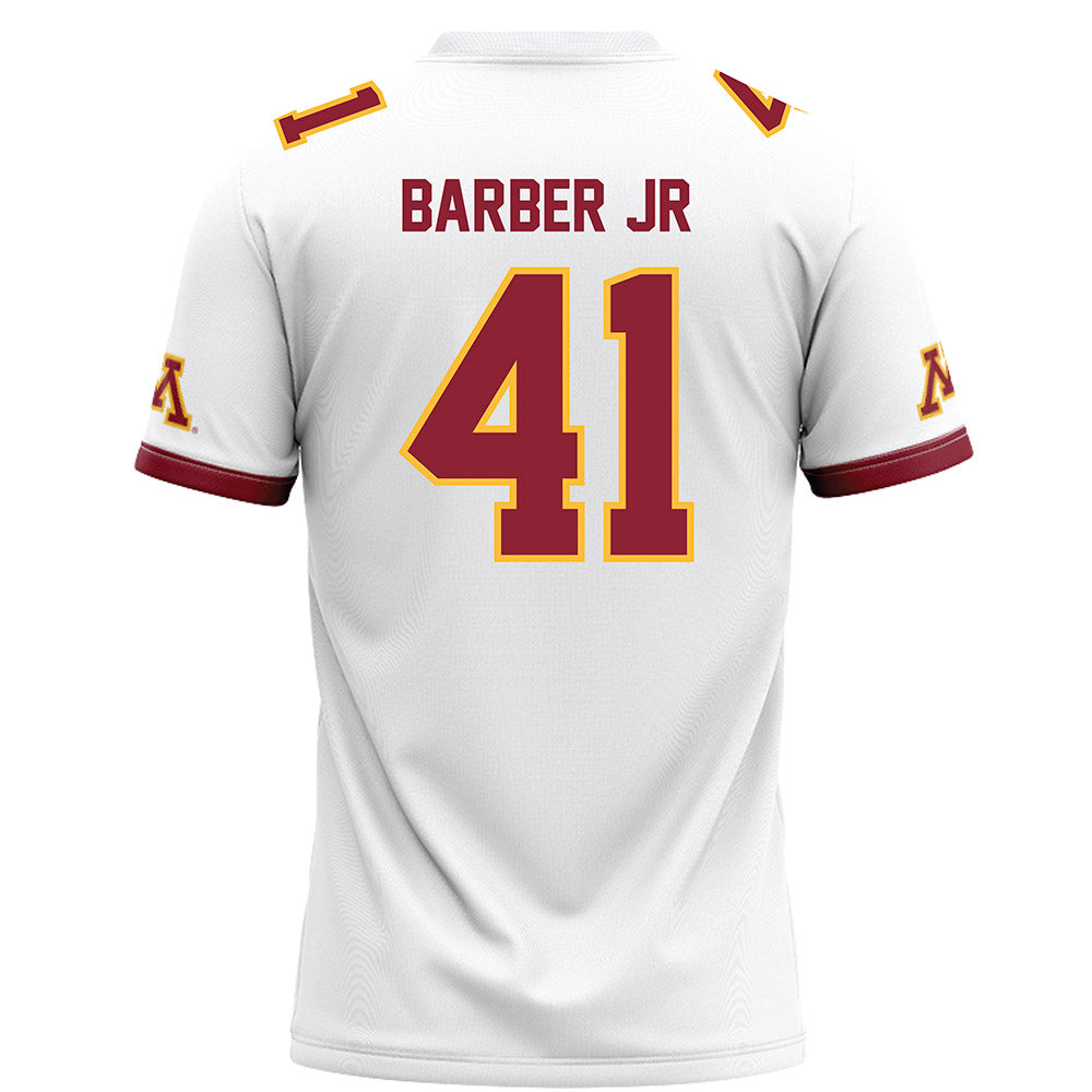 Minnesota - NCAA Football : Marion Barber Jr - White Football Jersey-1