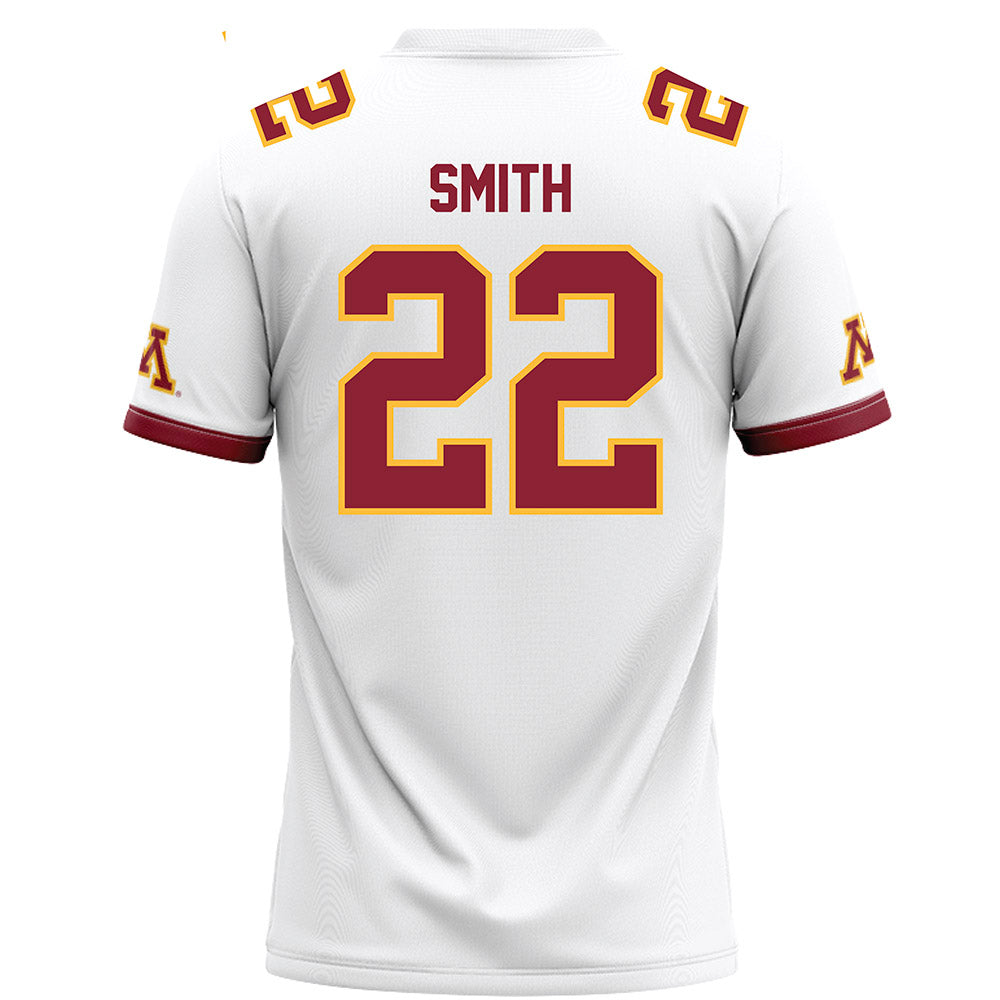 Minnesota - NCAA Football : Mekhai Smith - White Football Jersey-1