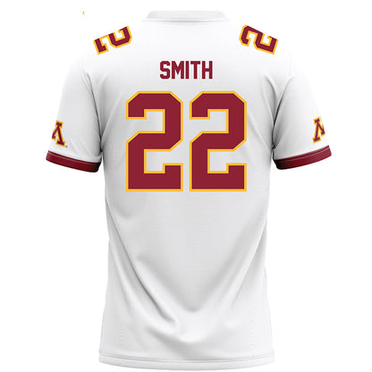 Minnesota - NCAA Football : Mekhai Smith - White Football Jersey-1