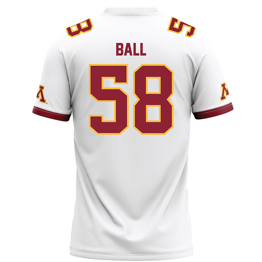 Minnesota - NCAA Football : Jaden Ball - White Football Jersey-1