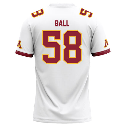 Minnesota - NCAA Football : Jaden Ball - White Football Jersey-1
