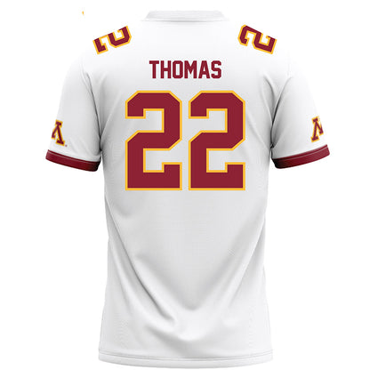 Minnesota - NCAA Football : Jaron Thomas - White Football Jersey-1