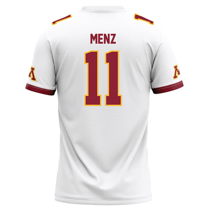 Minnesota - NCAA Football : Karter Menz - White Football Jersey-1