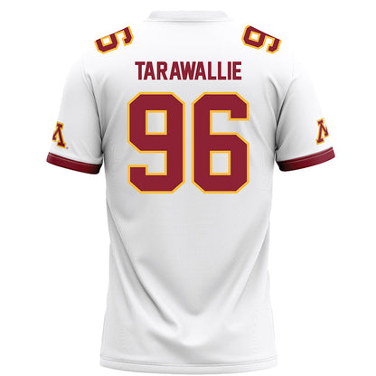 Minnesota - NCAA Football : Abu Tarawallie - White Football Jersey-1