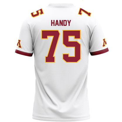 Minnesota - NCAA Football : Mark Handy - White Football Jersey-1