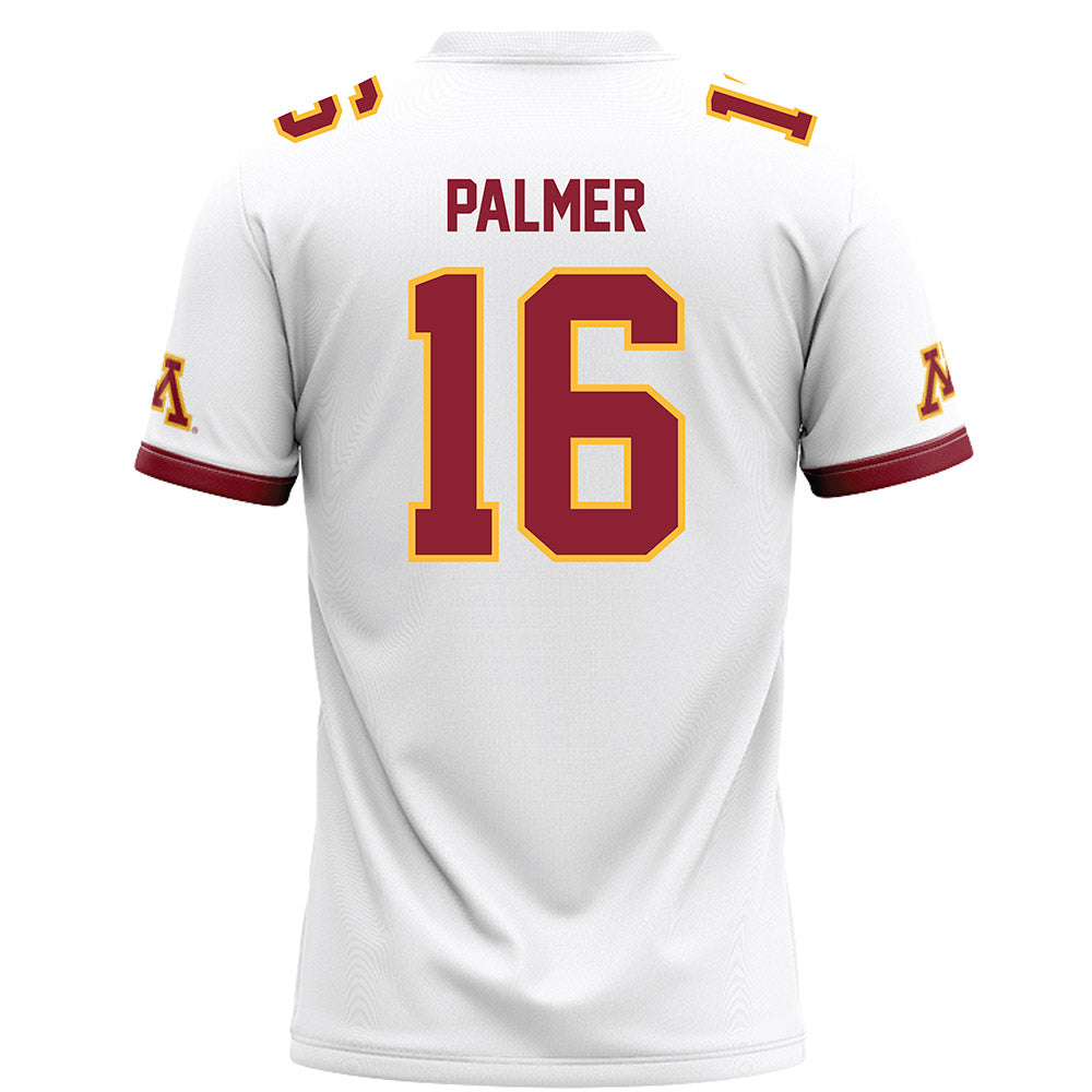 Minnesota - NCAA Football : Brady Palmer - White Football Jersey-1