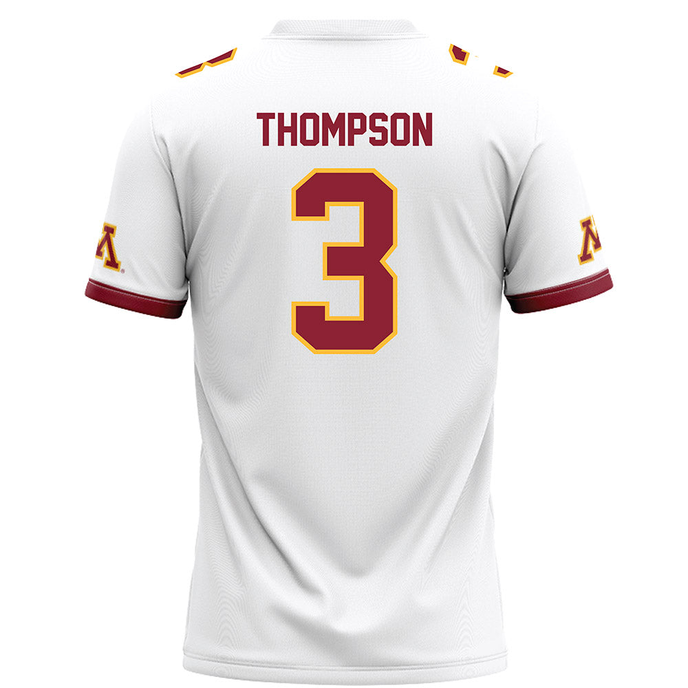 Minnesota - NCAA Football : Perry Thompson - White Football Jersey-1