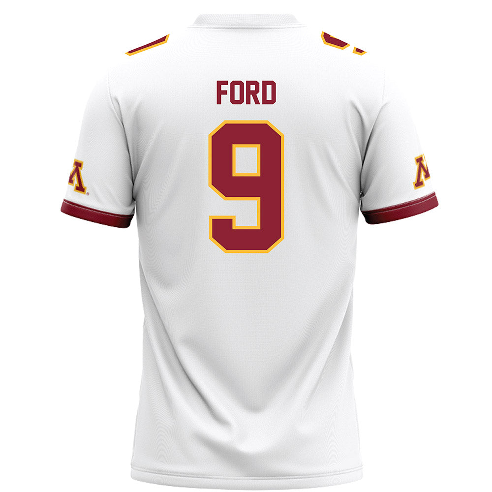 Minnesota - NCAA Football : Xavier Ford - White Football Jersey-1